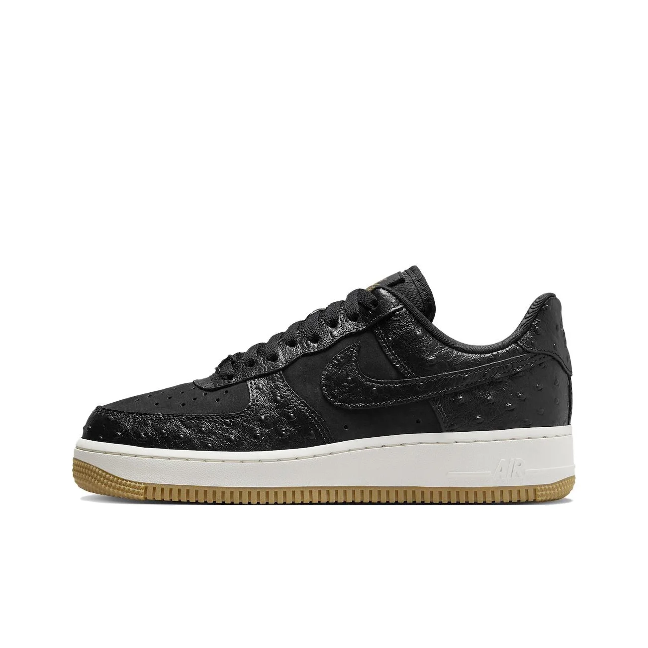 

Женская черная страусиная резинка Nike Air Force 1 Low '07 DZ2708-002