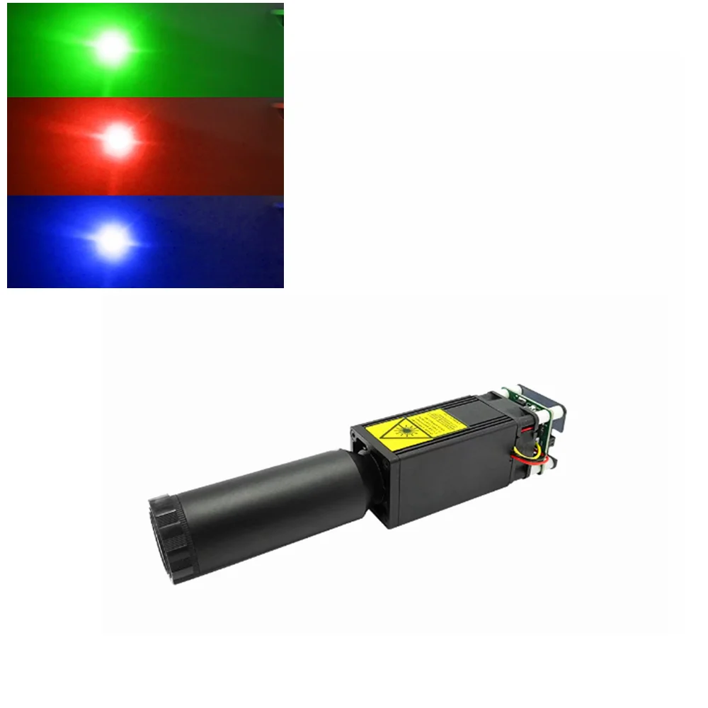 Modulo laser di guida per uccelli a fascio grosso 520nm 3w/455nm 5w/638nm 2W 3CM TTL