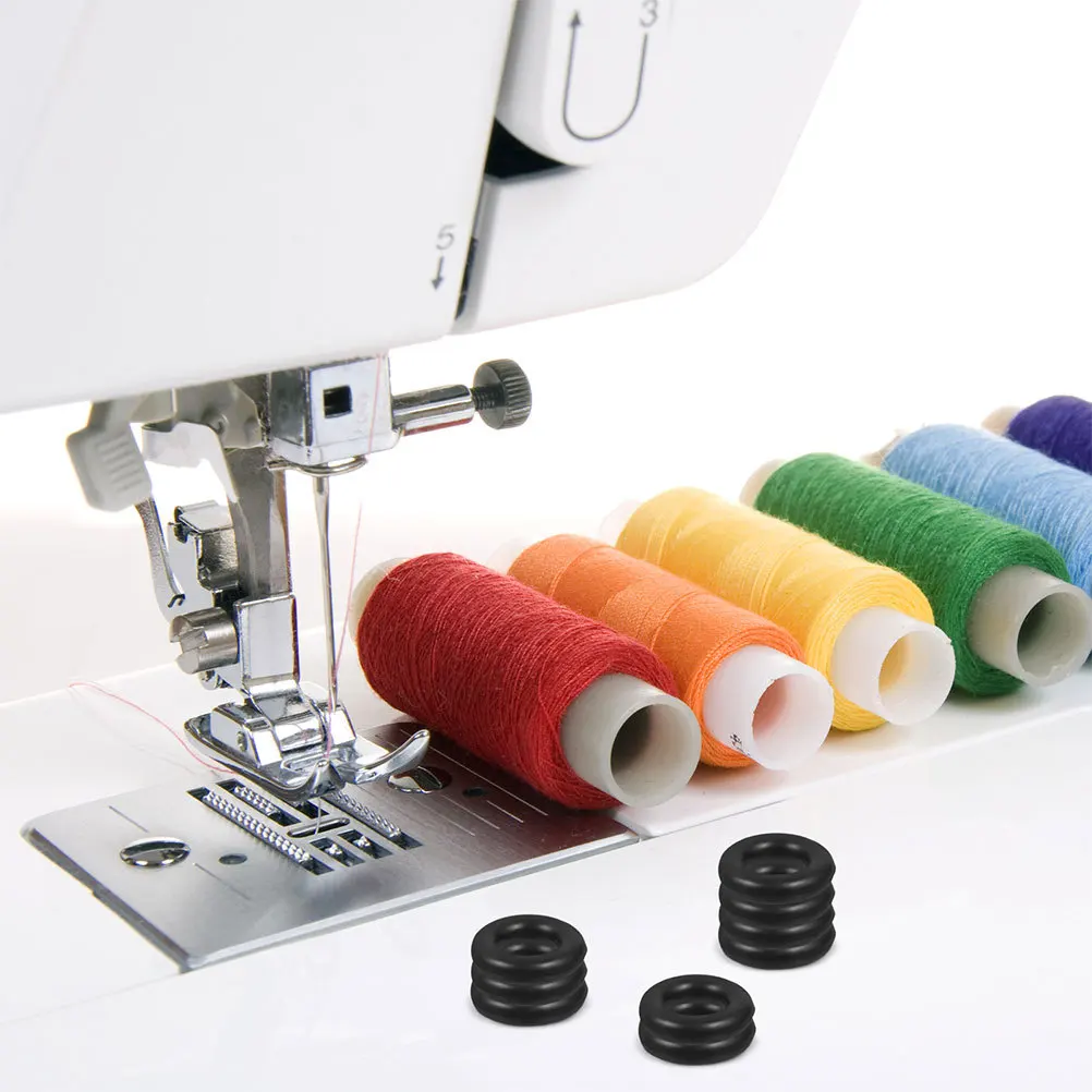 20Pcs Sewing Machine Accessories Bobbin Winder Rubber Tire Ring Vintage Treadle Sewing Machine Parts Replacement Bobbin Winder