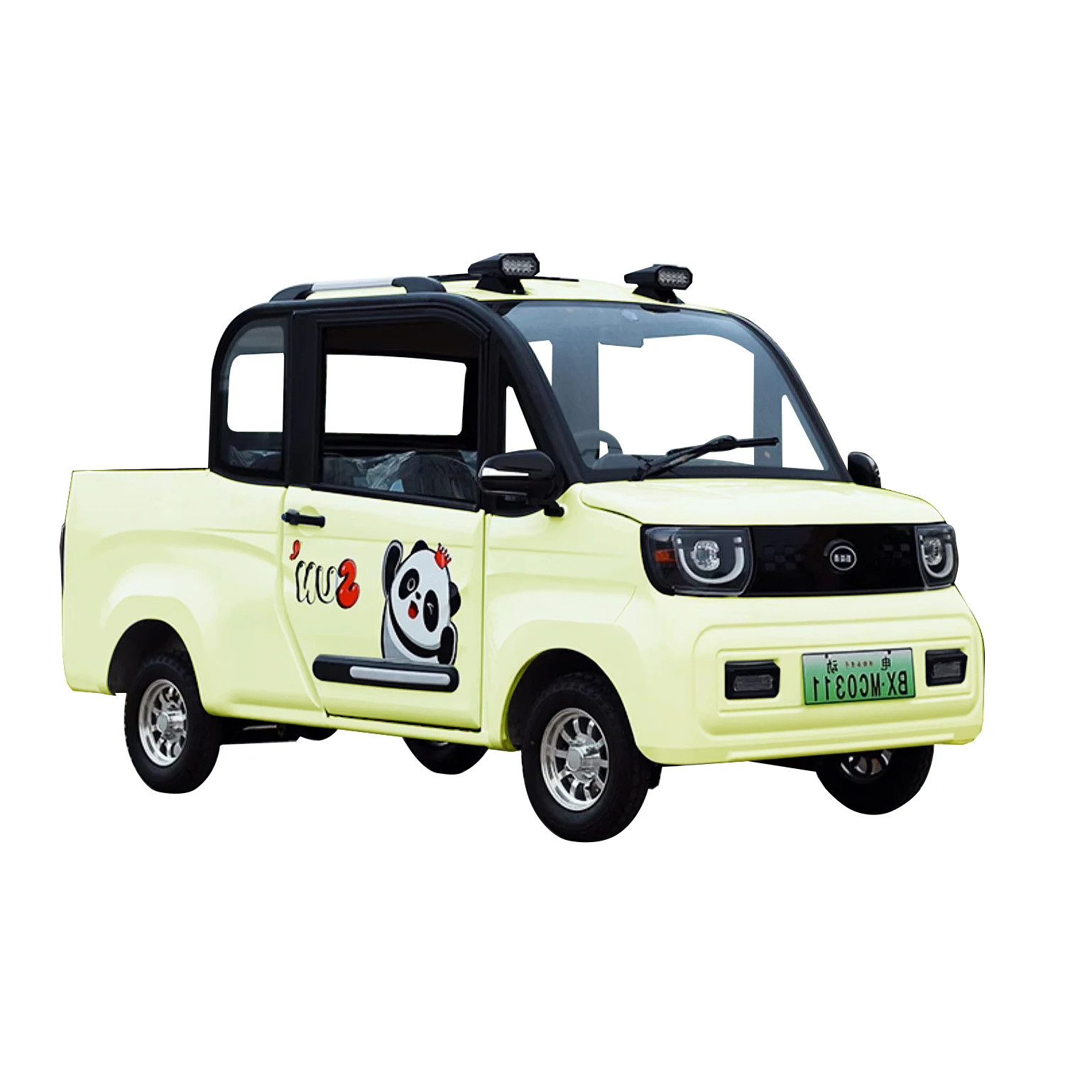 Made in China Solar Automatic car pickup  truck 4x4 electric car