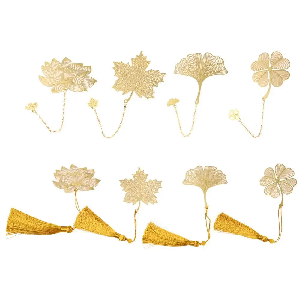 

Stationery Leaf Vein Page Clip Chinese Style Book Holder Vintage Metal Bookmark Hollow Book Mark Leaf Bookmark Bookmark