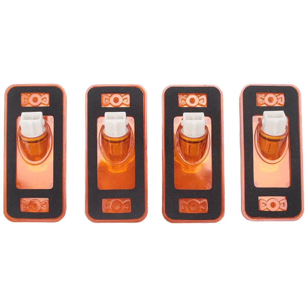 #99W 4Pcs Car Side Turn Signal Indicator Light for Iveco Daily 2006-2011,Truck Marker Light,(plastic)