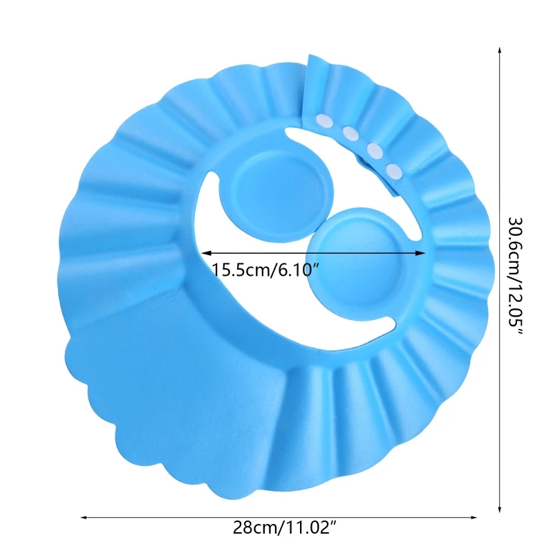 Touca banho para bebê, touca banho para cabeça, viseira para lavar o cabelo, ajustável, seguro, shampoo, banho para banho