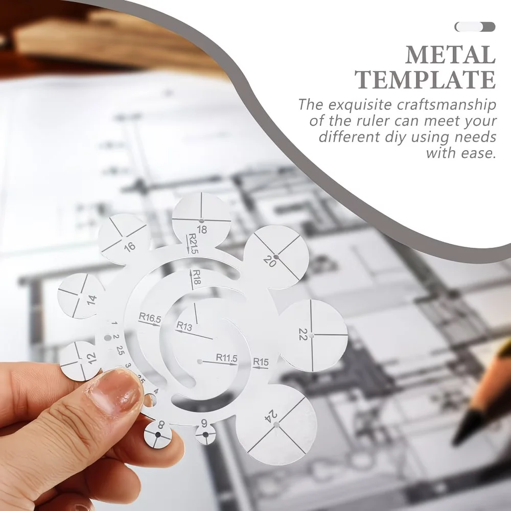 스테인리스 스틸 라디우스 템플릿 자, 가죽 공예, 수공 - Leatherwork Templates 리뷰 및 가격