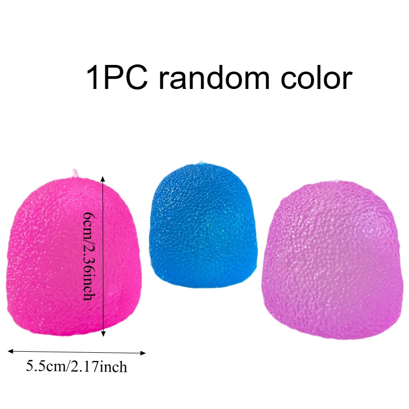 Ice Ball Maltose Squishy Toys Blue Mochi Sensory Fidgets Toy Simuliertes transparentes Anti-Stress-Dekompressionsspielzeug mit langsamer Rückfederung