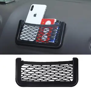 1 PCs Auto Organizer Storage Bag Automatic Ordner Netzpocket Phone Support Autozubehör 20*8cm 8*15 cm Universal für alle Autos Klettverschluss 6 Hauptverkaufssicherheitsstiefel mit Klettverschluss - №3
