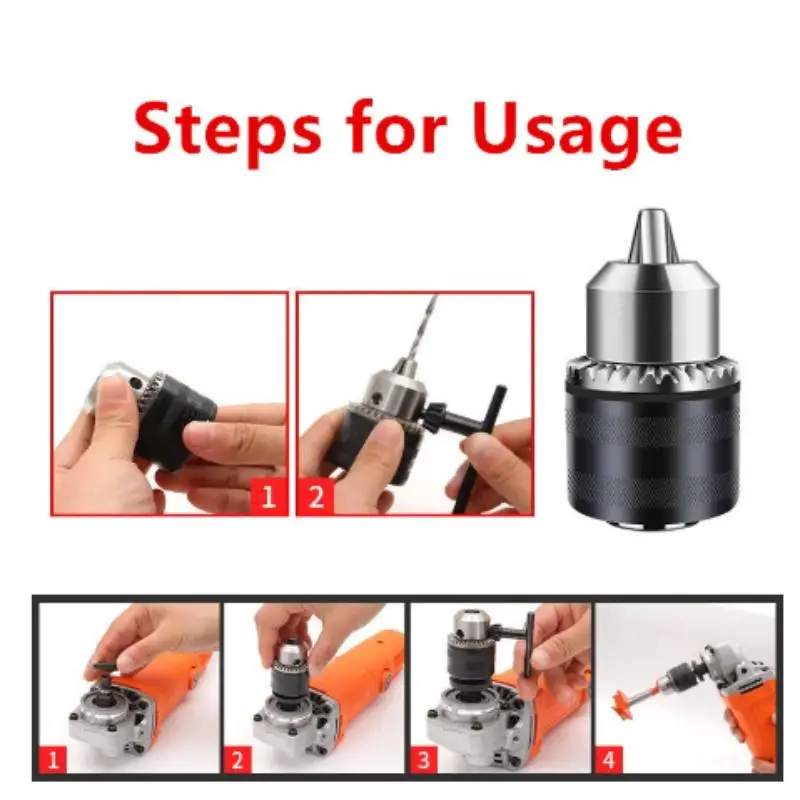 Angle Grinder Collet Chunk Adapter Bit For Electric Screwdriver Chuck Chunk Holder Power Drill Convert Adapter M10 Thread Tools