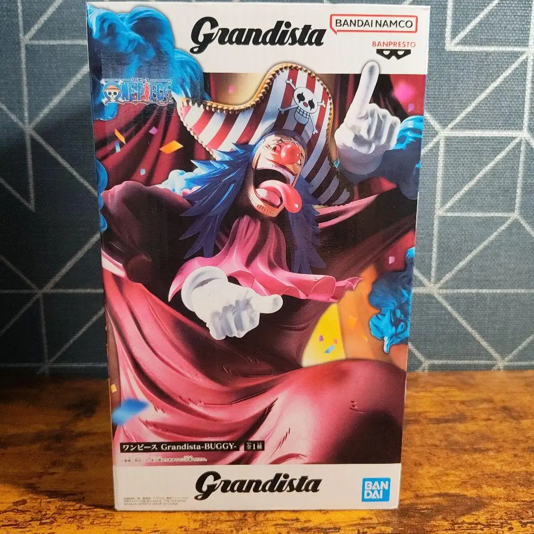 Original Bandai One Piece Anime Grandista Buggy PVC Action Figures Banpresto Onepiece Buggy Figurine Toys Model