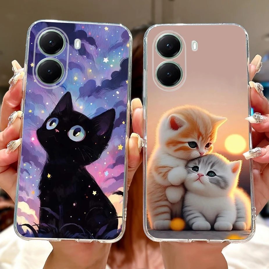 For Xiaomi Poco X7 Pro 5G Case New Luxury Painted Cover Clear Silicone Phone Case For Xiaomi Poco X7 PocoX7 Pro X7Pro Soft Shell