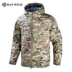 HAN WILD Tactical Jacket Men Winter Heating Combat Thermal  Jackets Airsoft Hiking Windbreaker Hunting Clothes Warm Waterproof