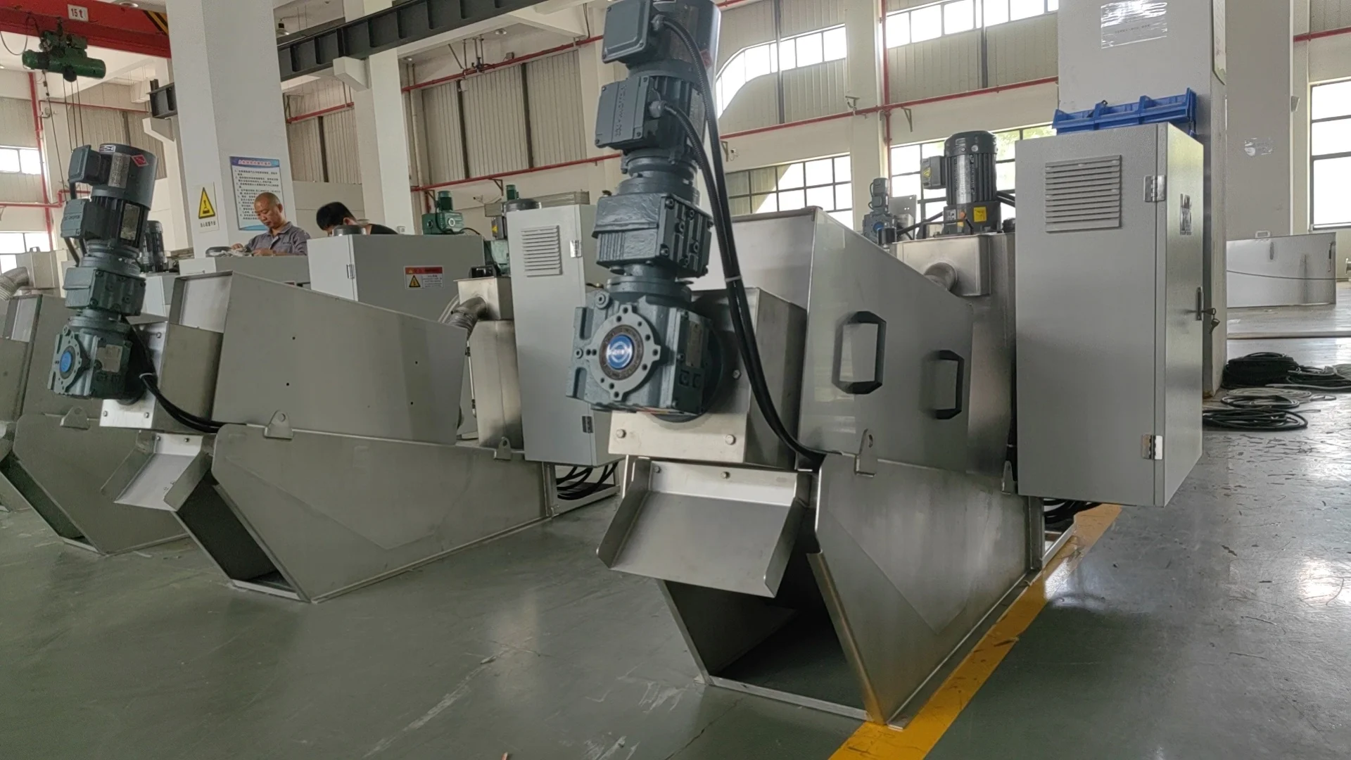 220V Wastewater Treatment Sludge Dewatering Screw Press Machine 1-Year Warranty Core Including Pressure Vessel Now Sale