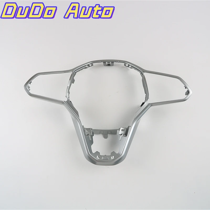 For Volkswagen ID3 steering wheel frame, multi-function button frame, silver decorative frame