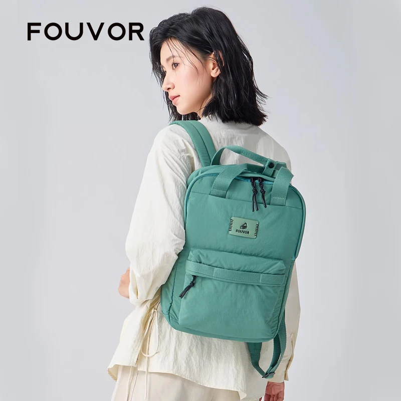 

Fouvor Multiple Pockets Backpack Women Large Capacity Lightweight Travel Backpacks Unisex for Teenage Youth Fashion Bags 3072-08