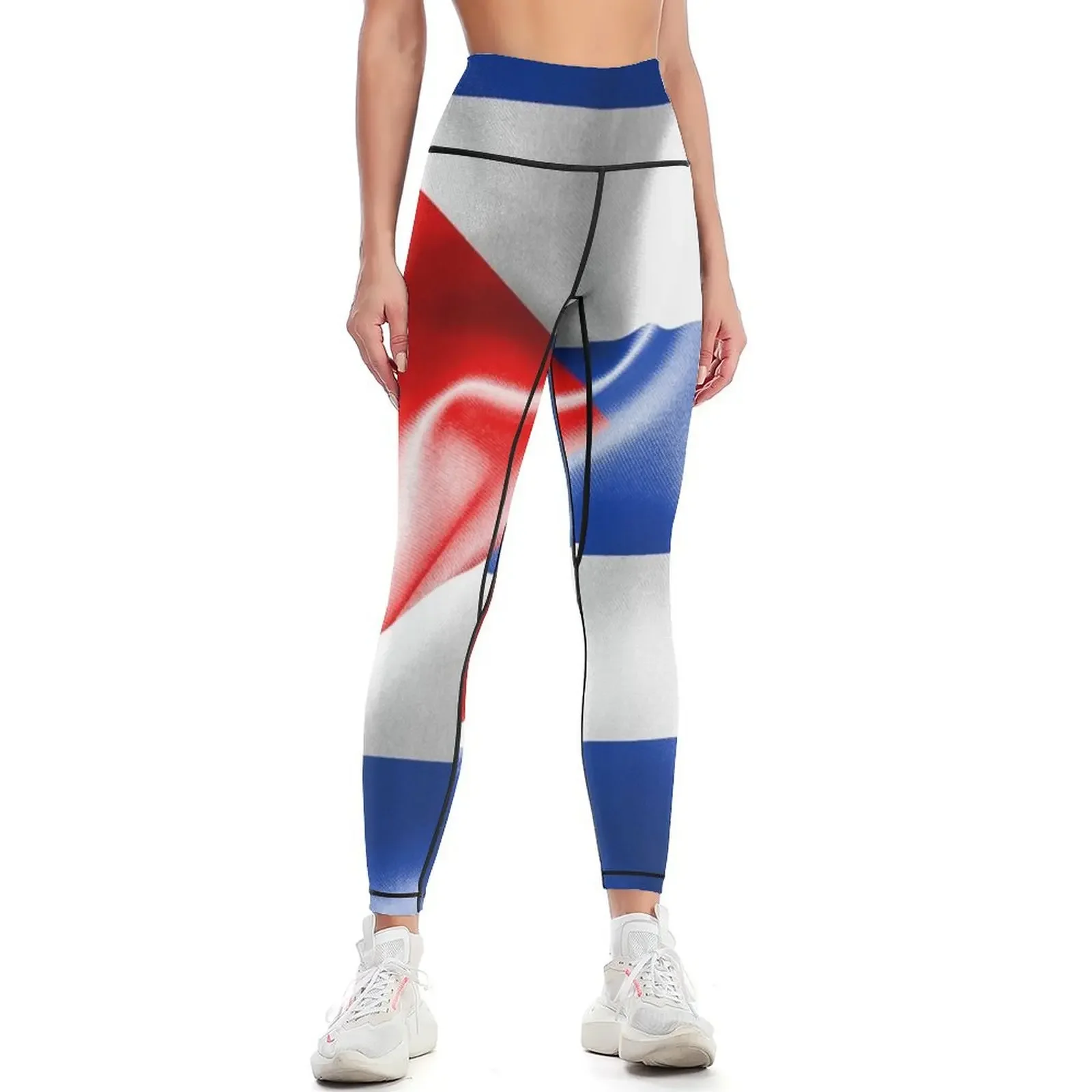 

Cuba Flag Leggings active wear legings for fitness Sportswear woman gym Womens Leggings