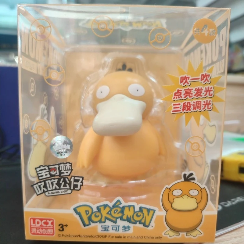 

Genuine Pokemon elf Night Light Figure Pikachu Eevee Psyduck Bulbasaur Jirachi Bedside Lamp Bedrooms Children Toys Christmas Gif