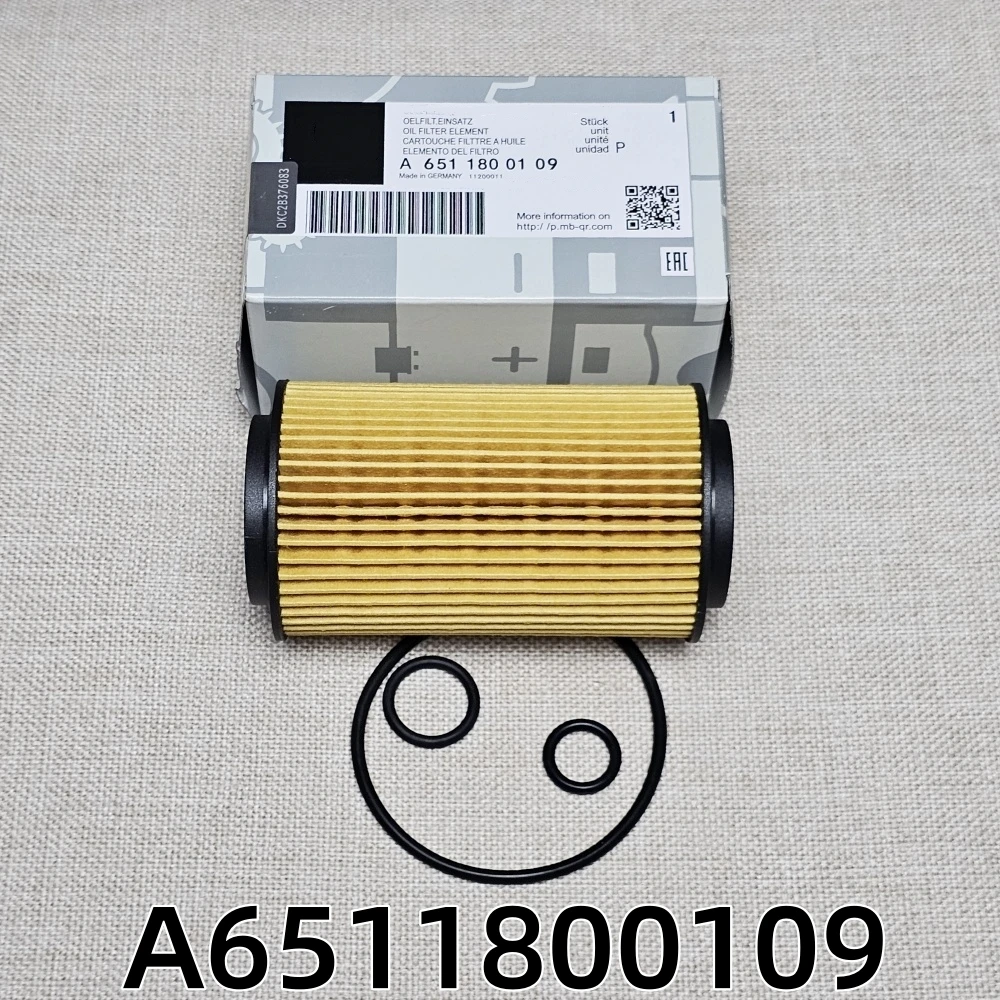 6511800109 For Ms-B W176 A180 A200 W246 W242 B180 B200 B220 W204 C180 C200 C220 C250 C204 Oil Filter Kit A6511800109