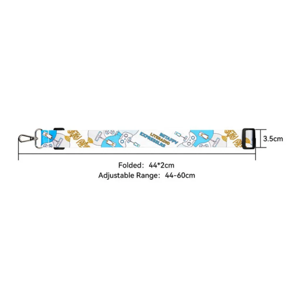 BETAFPV Sangle de cou pour drone RC - Tissu tissé de dessin animé pour LiteRadio 3, Frsky, Futaba - avec pendentif lettre porte-clés
