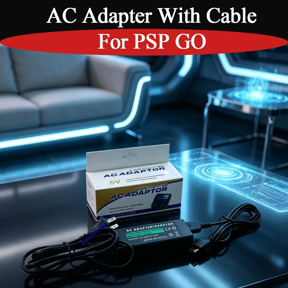 1PCS For PSP GO Durable EU/US Plug AC Adapter With USB Charging Cable Charger Power Supply For PSP GO Accessories Dropshipping