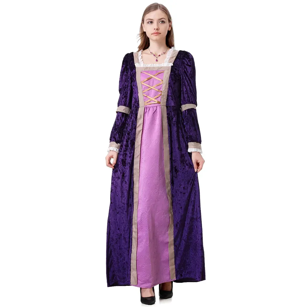 

Adult Women Medieval Retro Court Noble Girl Cosplay Costume Halloween Egyptian Goddess Shepherd Fancy Set Carnival Party Dresses