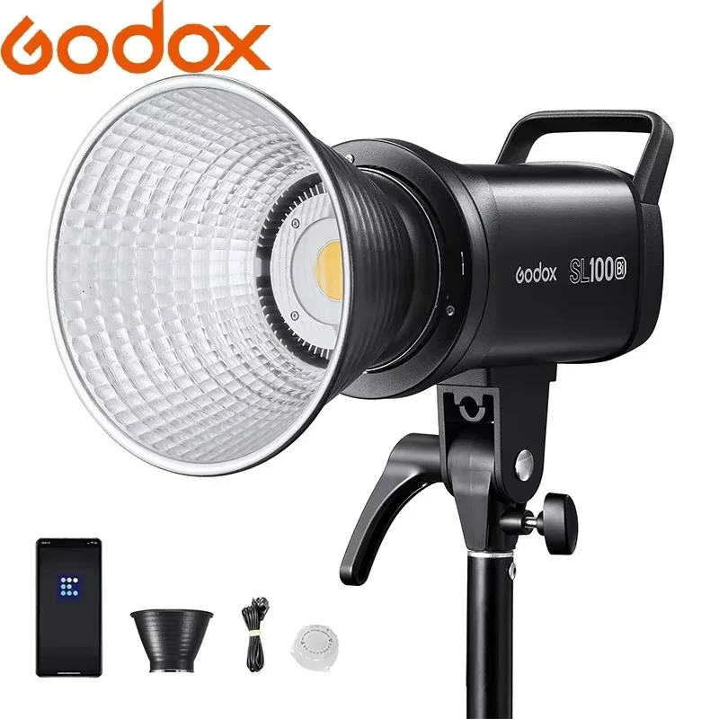 

Godox SL100Bi SL-100Bi SL100D 100W 5600K белая версия ЖК-панели, фотография