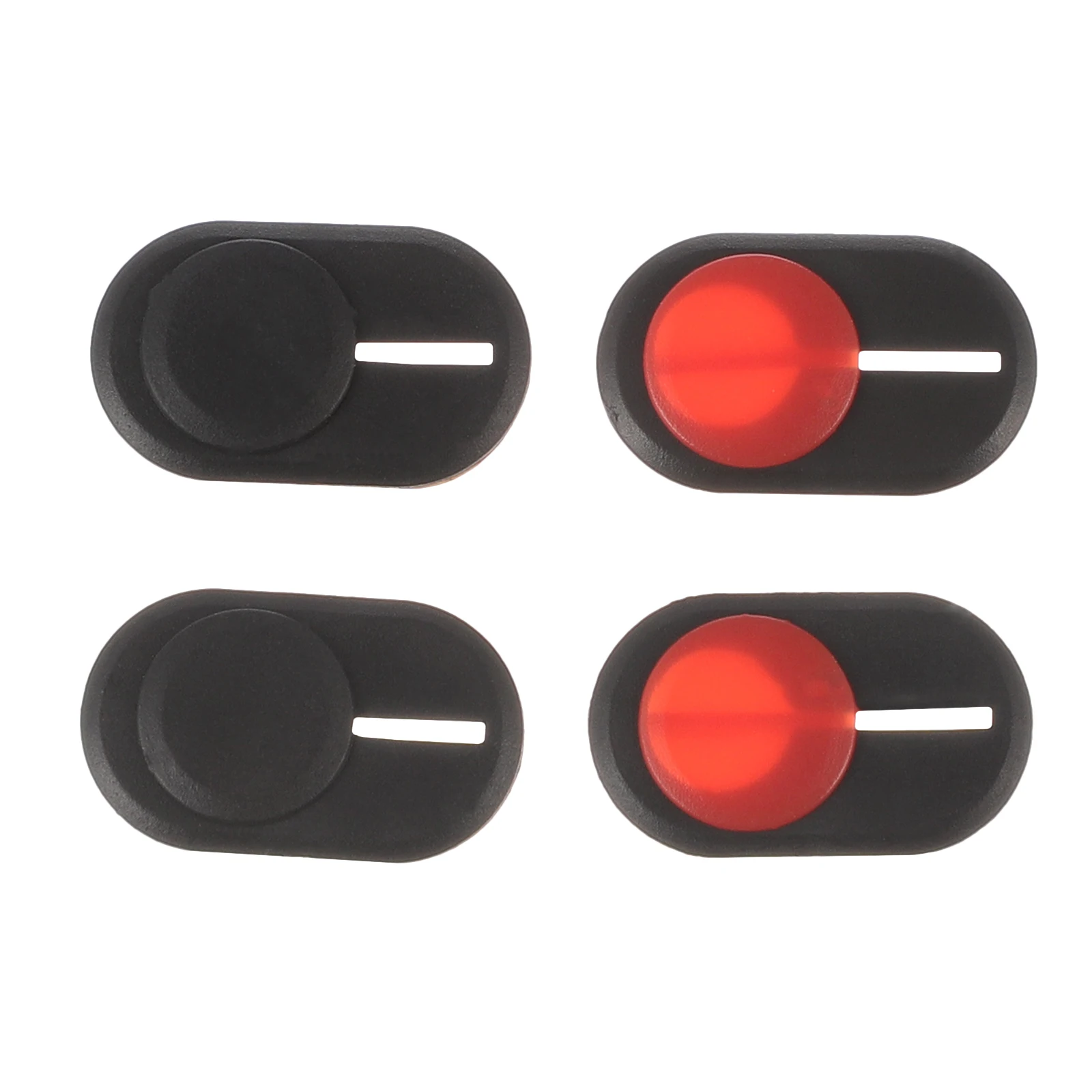 

4pcs Privacy Cover Black2Red2 Durable Webcam Laptop Computer Mobile Phone Tablet Video Protector