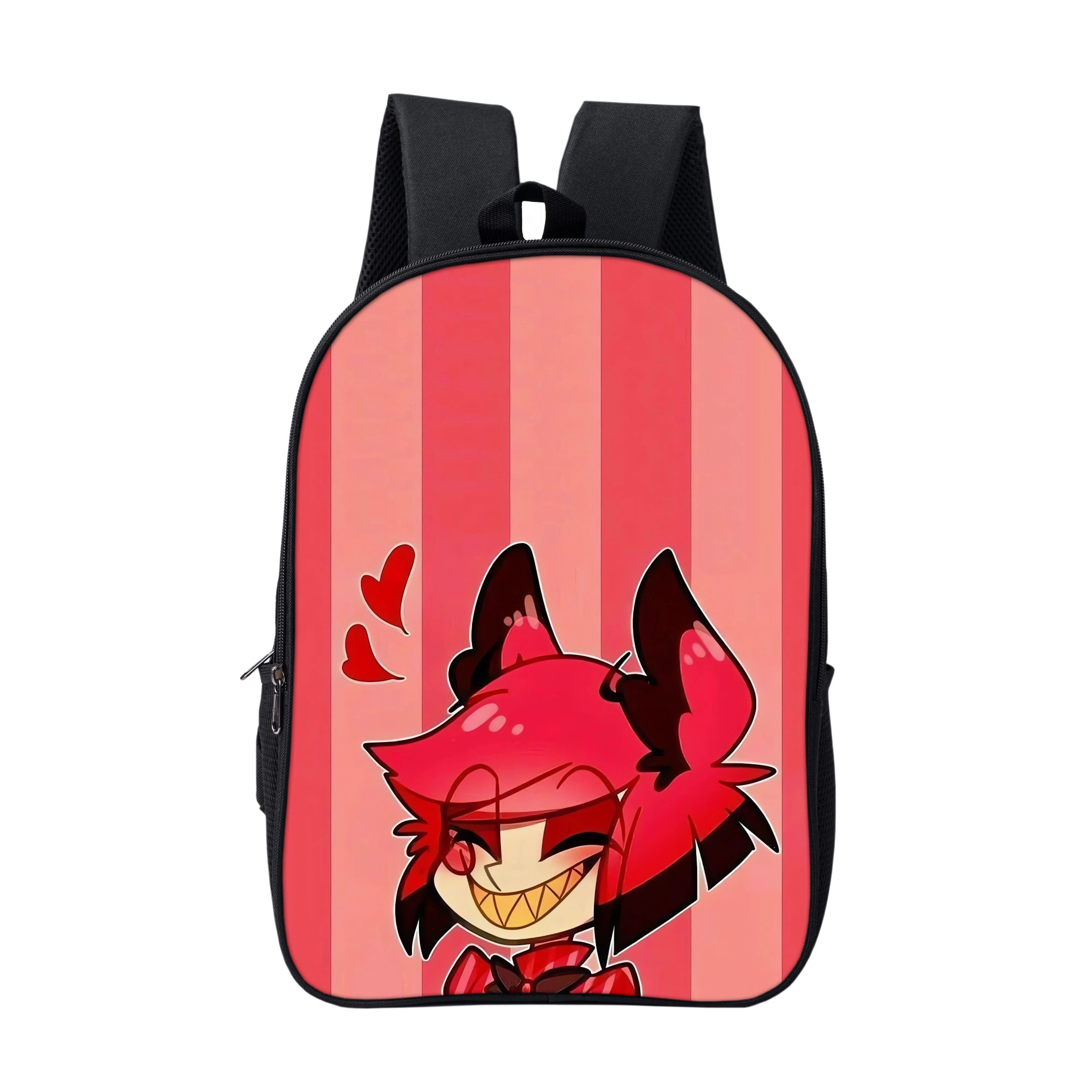 حقائب مدرسية جديدة لسماعة رأس الفندق من Hazbin للأولاد/الفتيات، أفضل هدية كرتونية ثلاثية الأبعاد لحقيبة ظهر الطالب المراهقين