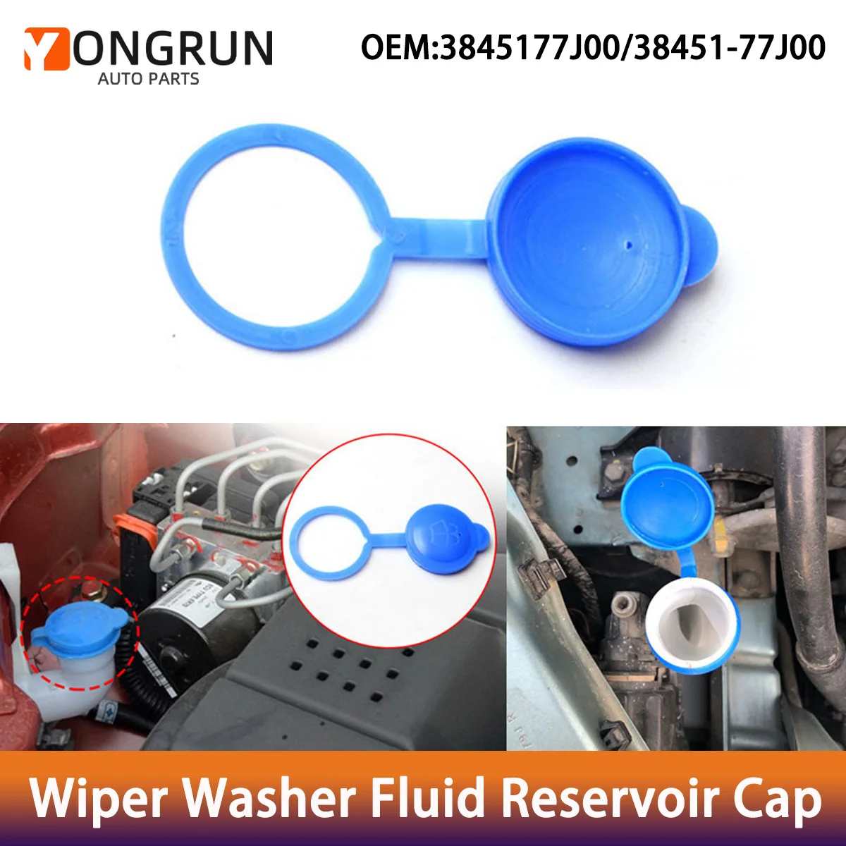 

1/5/10pcs Suitable For Suzuki Swift Mk1mk2 2004-2017 Windshield Wiper Cleaning Fluid Reservoir Bottle Cap 3845177J00 38451-77J00