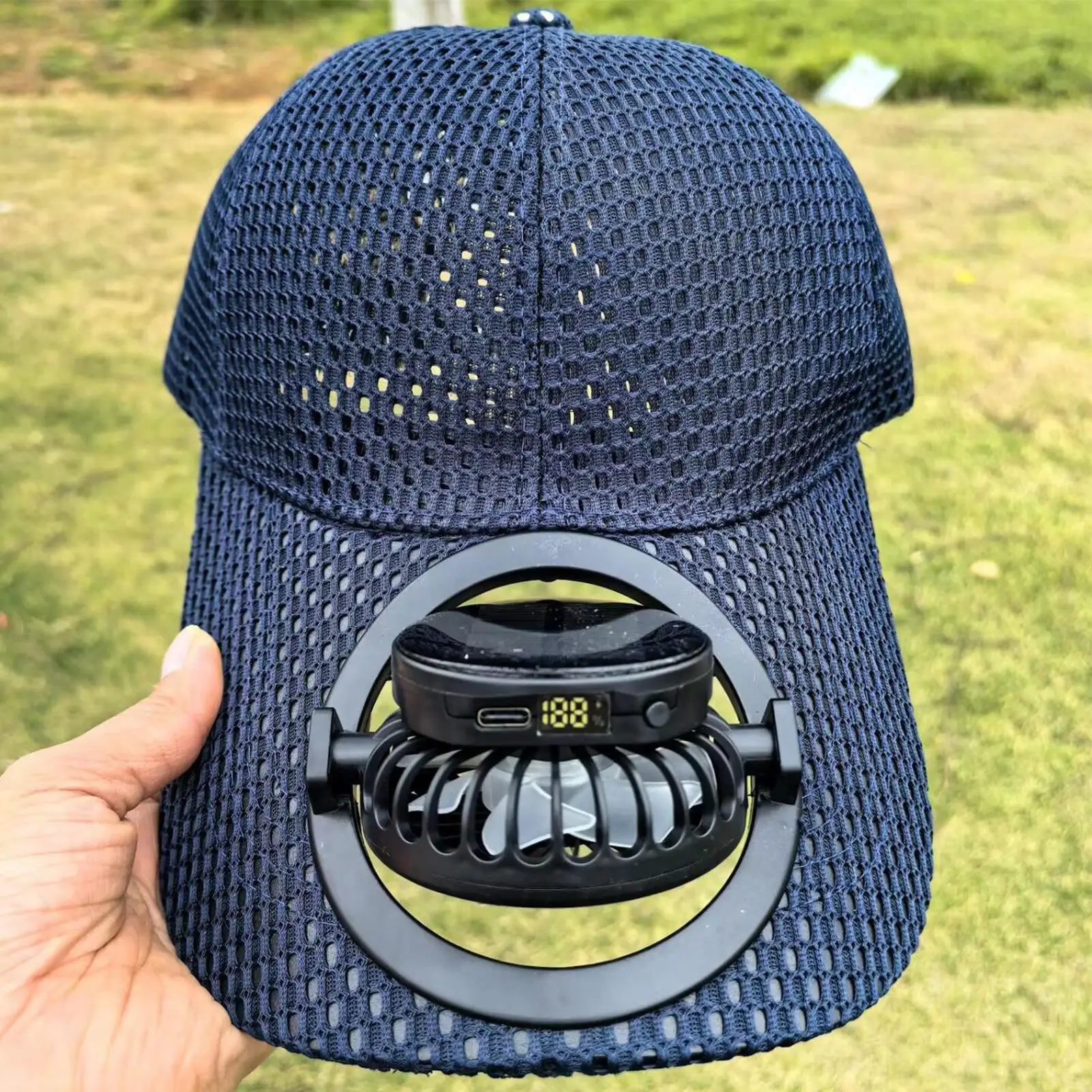 

Sun Hat with Fan 3-Speed Men Women UV Protection Cooling Fan Hat Solar Powered for Outdoor Summer Beach Picnic Travel Fishing