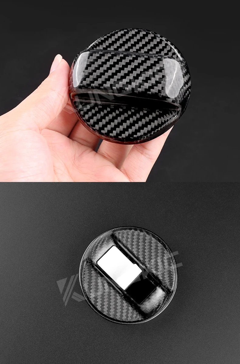 Dry Carbon Fiber Für Hyundai Elantra Sonata Santa Accent Azera Tucson KIA Sedona Sorento Soul Spectra Kraftstofftank Tankdeckel Abdeckung – Detail 7