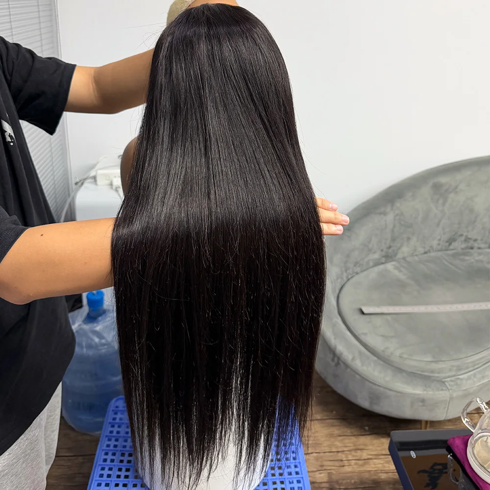 16A Hair 5X5 HD Lace Closure Straight Human Hair Wig 280% Density 24-34 inch Lace Frontal 100% Human Hair Wigs