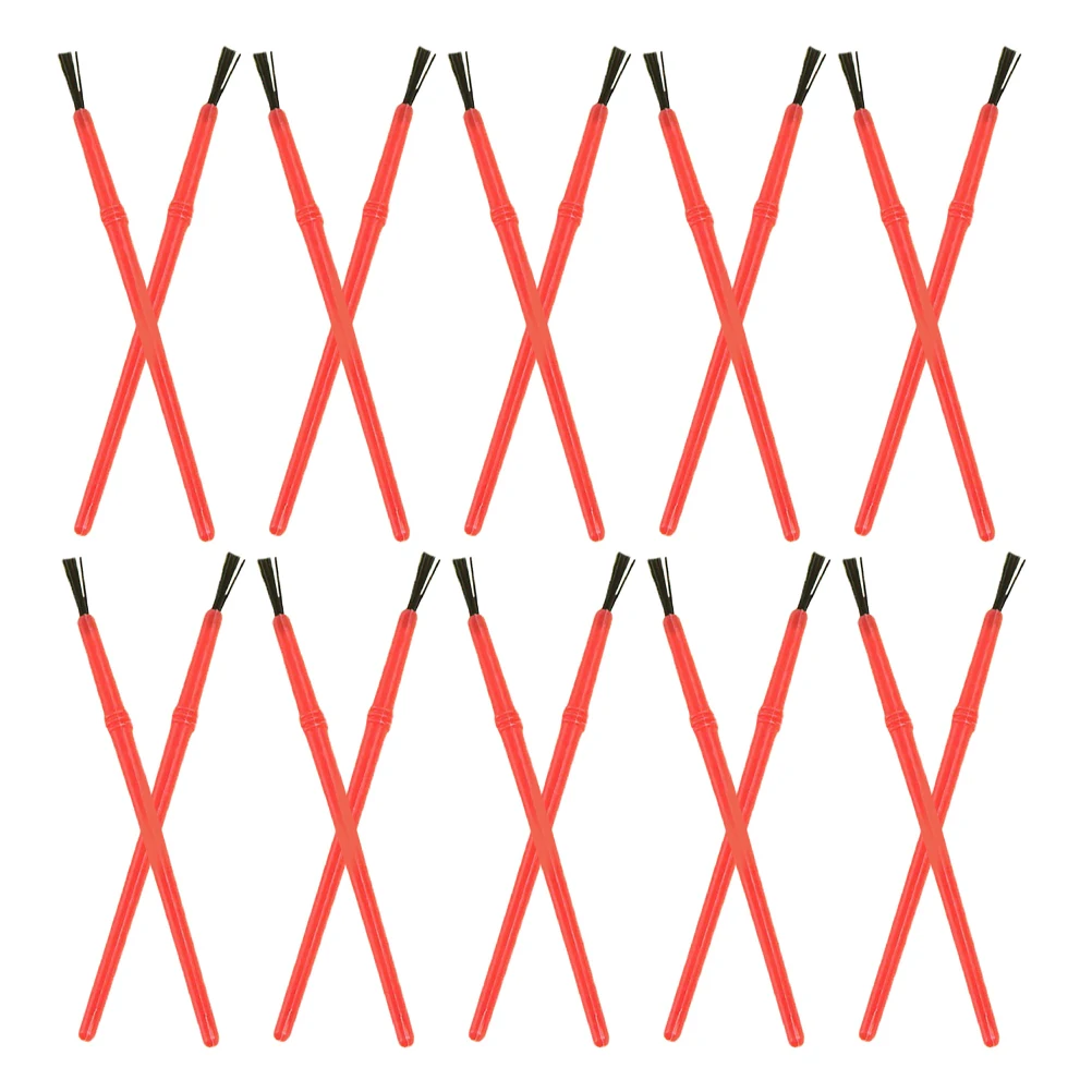 100 قطعة من فرش الطلاء بألوان مائية من الأكريليك، فرش رسم زيتية سهلة التعامل مع طرف رفيع للمشروعات الفنية للاستخدام المدرسي #1