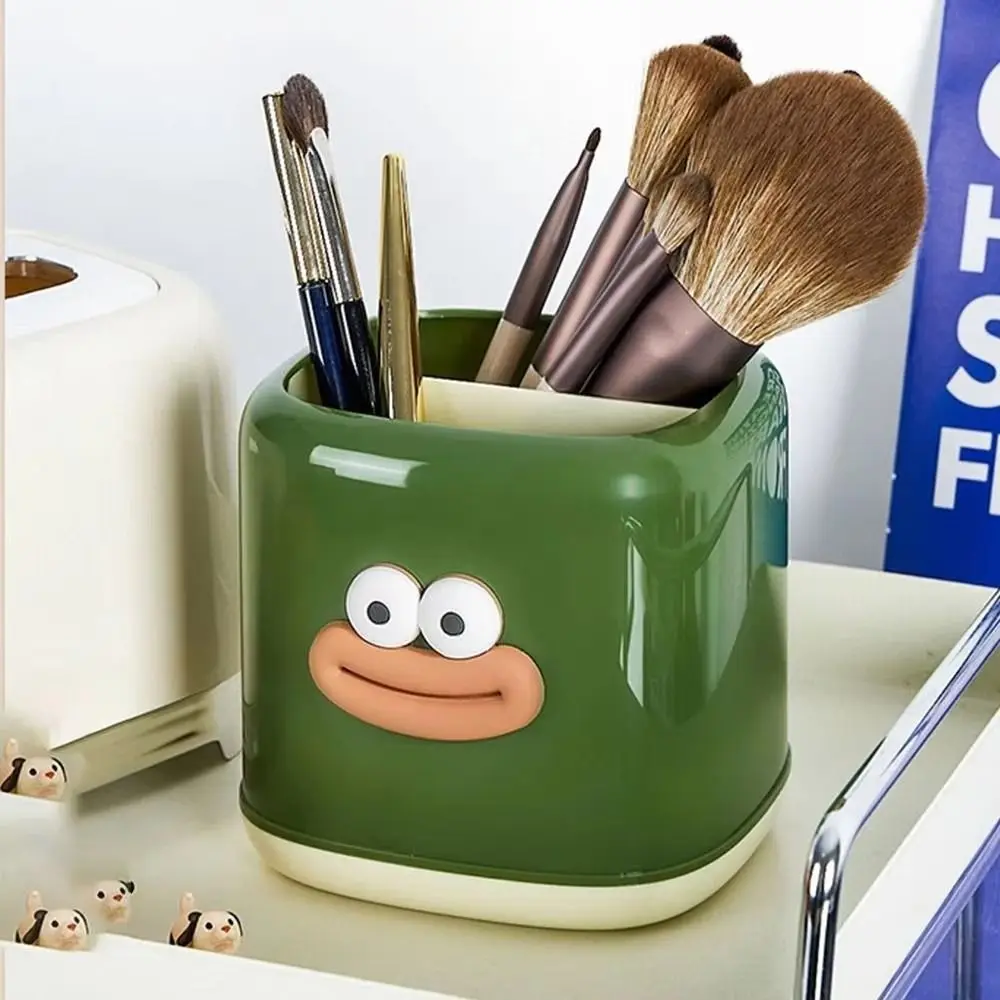 Interesting Student Pen Holder Multi-function Plastic Pencil Storage Box Tabletop Storage Makeup Brush Stationery Organizer