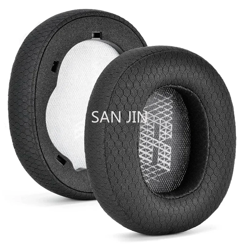 1Pair Breathable mesh fabric style Foam Ear Pads for JBL E65 E65BTNC / Duet NC/Live 650BTNC Live 660 BTNC Headphones - view 2