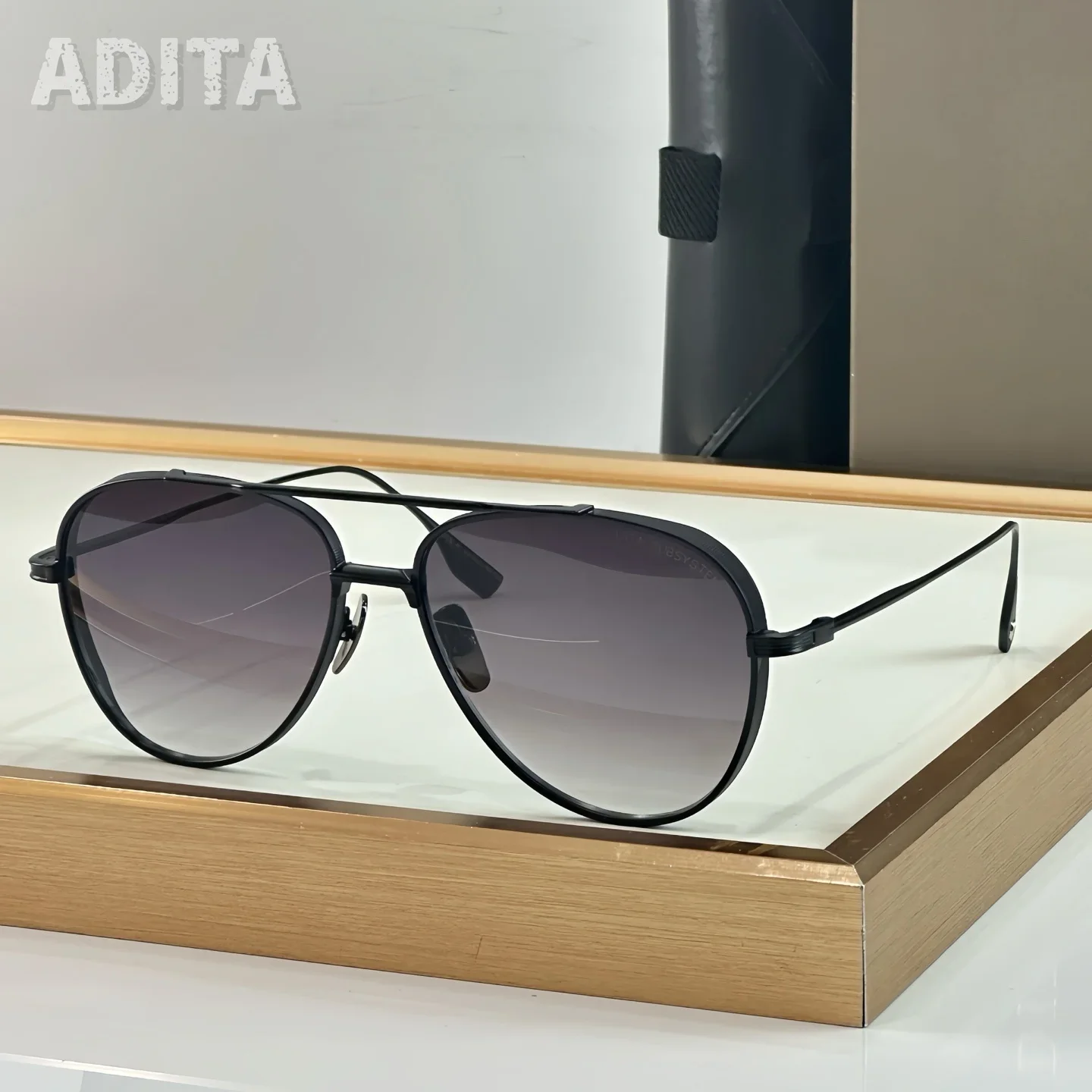 

DT SUBSYSTEM DTS141 58-15-145 Top Quality Mens Sunglasses for Women Retro Trend Luxury Titanium Designer Sunglasses