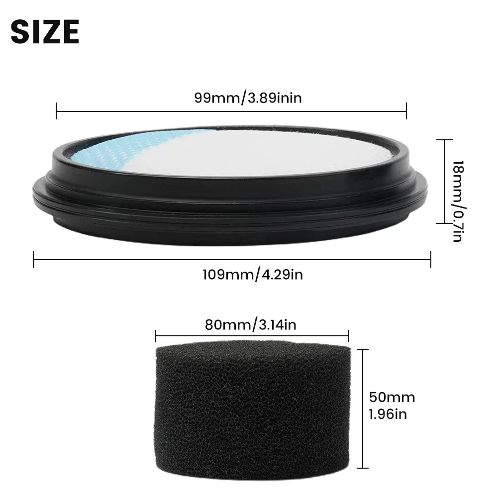 Pre Motor Foam Filter For VAX CORDLESS BLADE SLIMVAC VACUUM CLEANER FILTER PACK VX60 VX63 VX66 VX63F Home Appliance Parts