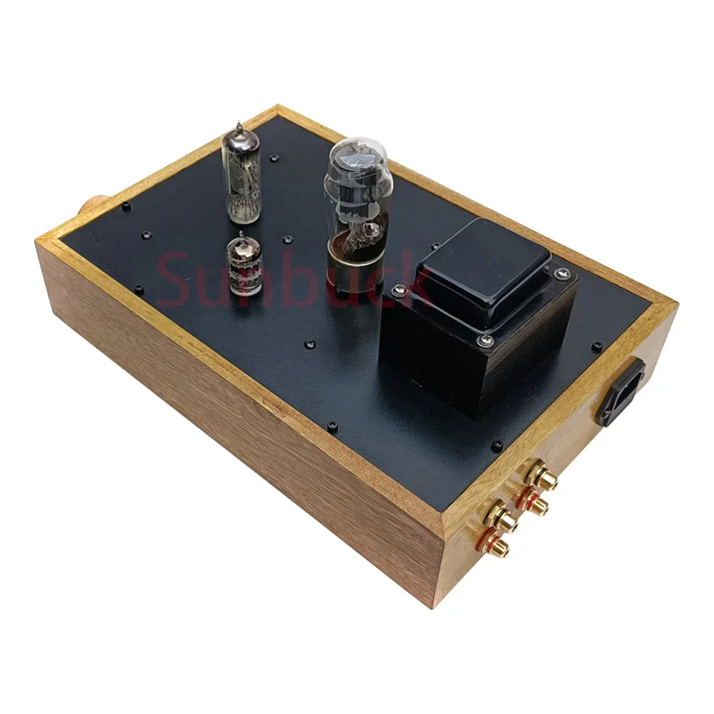 Sunbuck 6N3 GE5670 6H3N SRPP wzmacniacz lampowy przed etapem 5Z4P prostownik lampowy wzmacniacz Audio z miernikiem lampy próżniowej 6E2