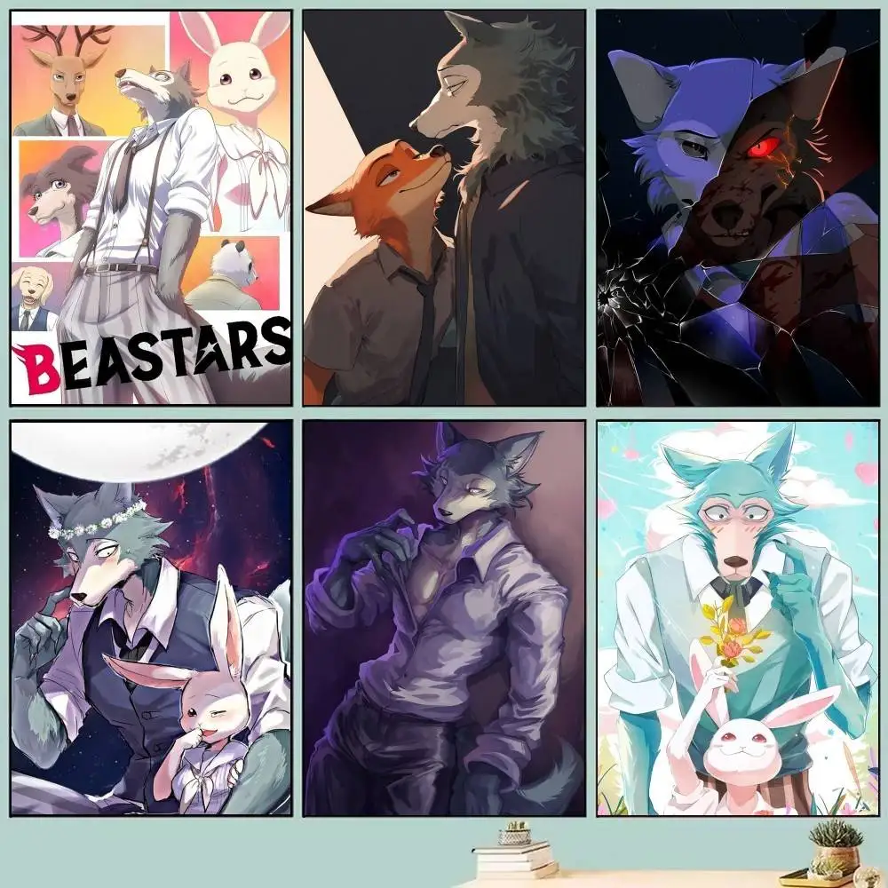 Anime Beastars Posters Self Adhesive Waterproof Ideal For Living Room Bedroom Bar Decoration
