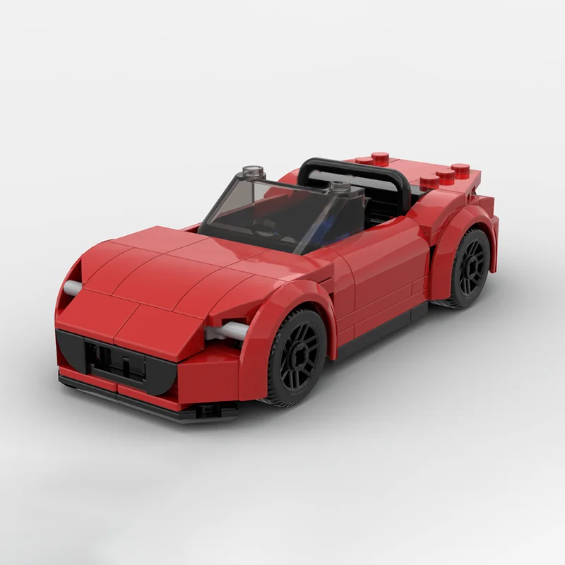 154 Stücke MOC stadt Champion MX-5 Miata ND Cabrio Roadster DIY Modell Bausteine Geburtstag Spielzeug Geschenk