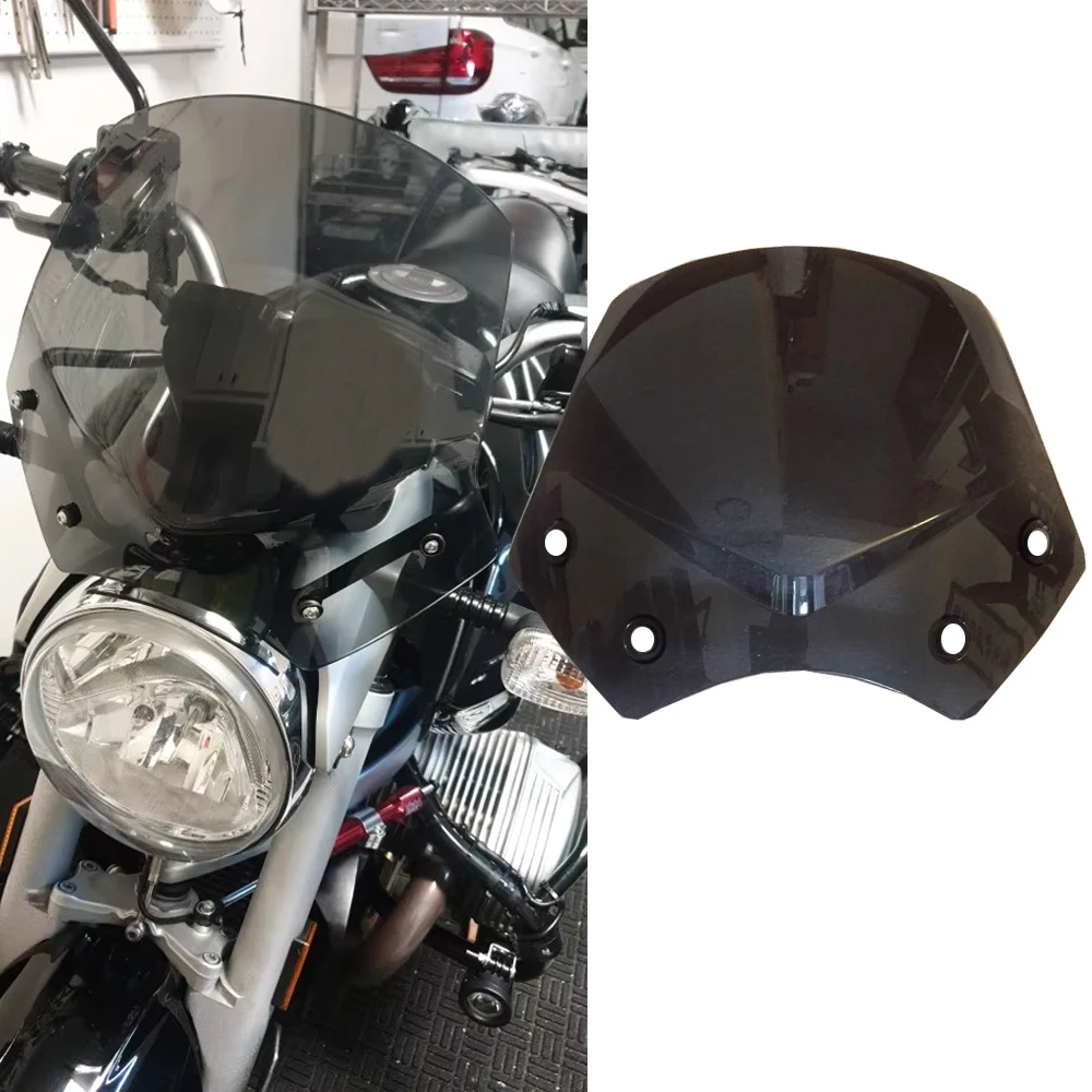 R1200R Windscreen For BMW R1200 1200 R Windshield Motor Wind Deflector Sport Screen 2006 2007 2008 2009 2010 2011 2012 2013 2014