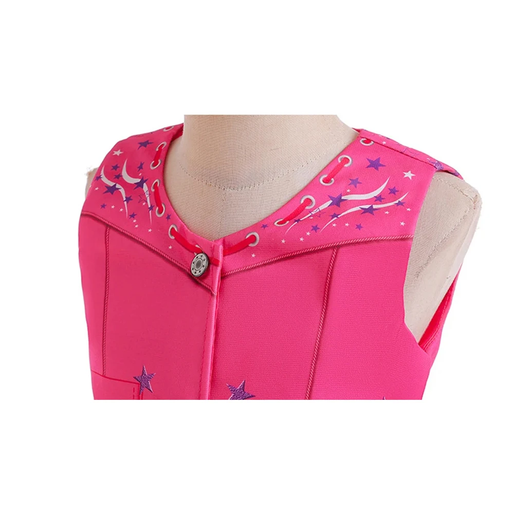 الفتيات هالوين الأطفال تأثيري حلي ملابس عصرية كرنفال الاطفال حفلة راعية البقر سترات فستان