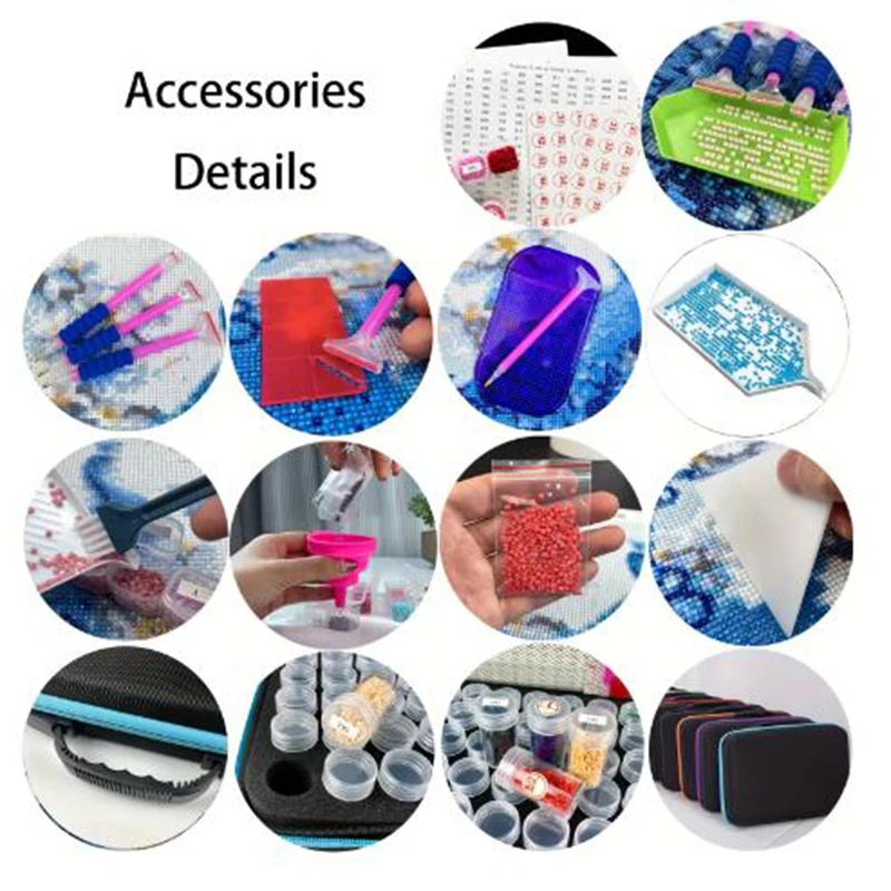 DIY Diamond Painting Tool, Diamond Bottle Handheld Storage Bag Set, New Diamond Pen Tool Accessories