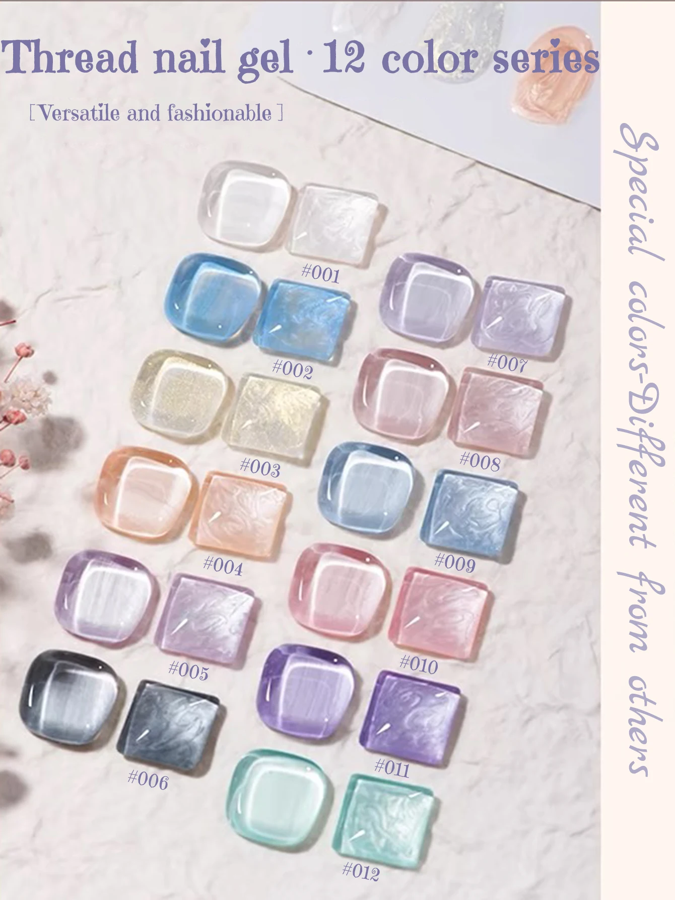 MIANEL 12ML Perlmutt-Meerjungfrauen-Schimmer-Gel-Nagellack 2026 Frühling-Sommer-Kollektion Feiner Glitzer Aurora Perl-Nagelkunst – Detail 21