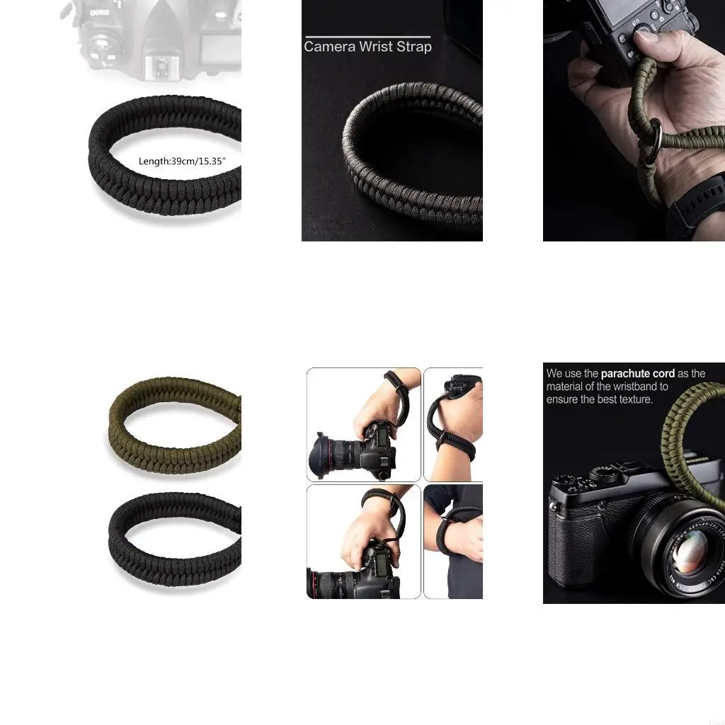 193A Anti-lost Camera Wrist Strap  Parachute Rope Hand Quick Release Portable Gift Lanyard Adjustable for Outdoor