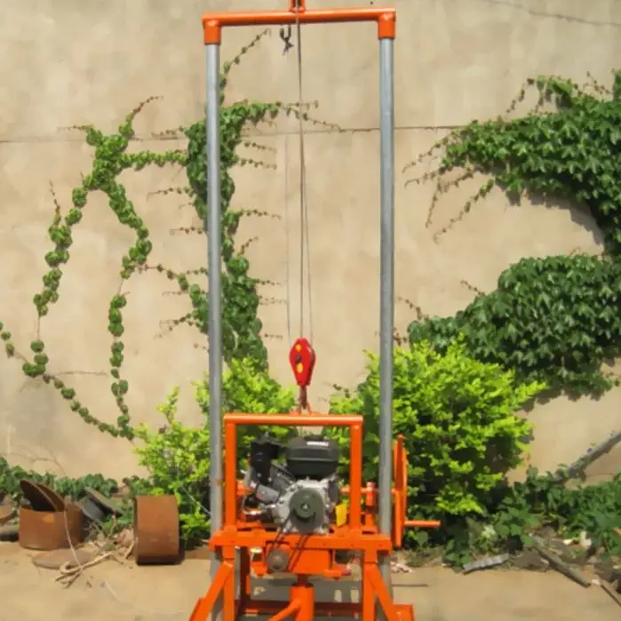 

Customized Mini Portable Water Well Drilling Rig Petrol Diesel 80m Lightweight Manual Borehole Drilling Machine Hot Sale