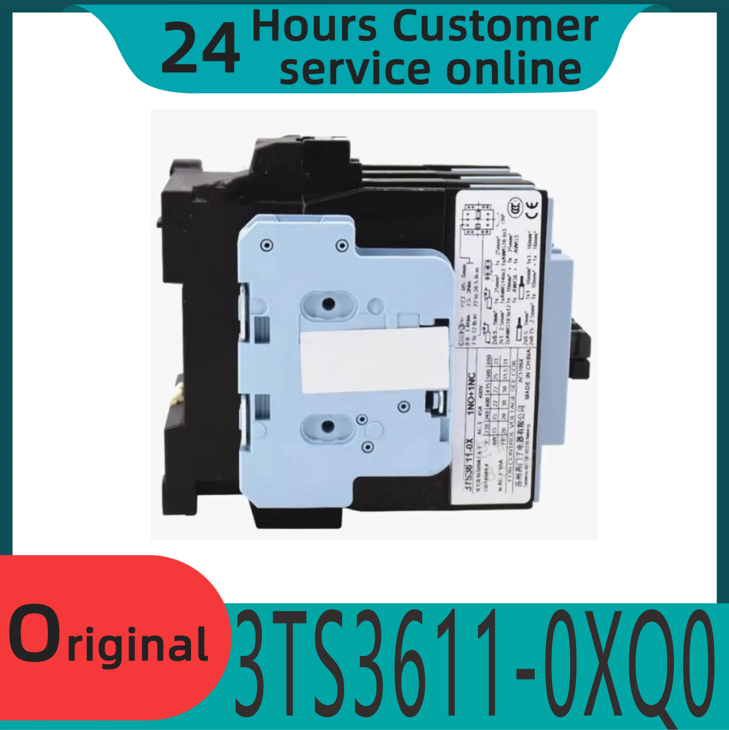

New original 3TS36 AC contactor 3TS3611-0XQ0 380V F0 110V B0 24V