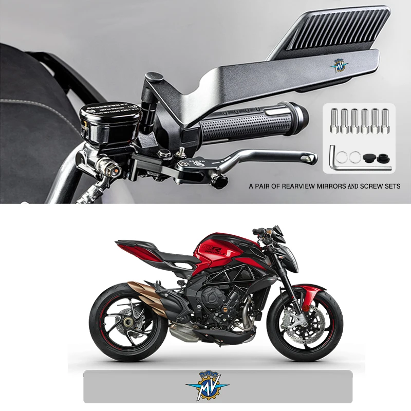 

Противотуманное антибликовое мотоциклетное складное зеркало заднего вида с ветровым крылом для MV Agusta F3 675, Brutale 800 1000 Turismo Veloce RC