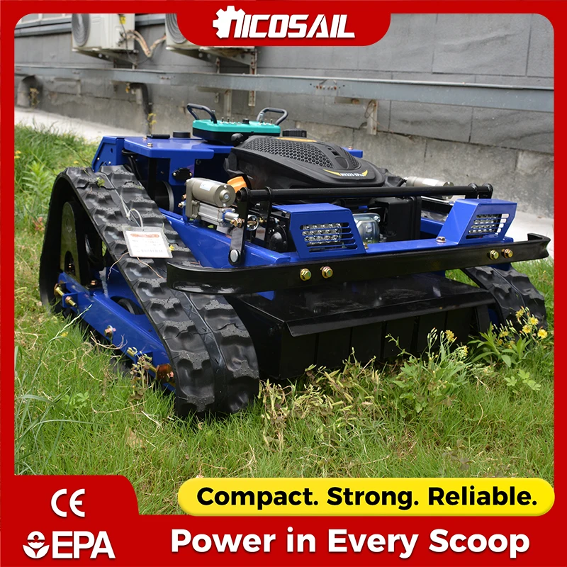 

Custom QL500 Gas Powered Remote Control Mower, 88# US Gas, CE Approved, Time-Saving for US Manor & Garden