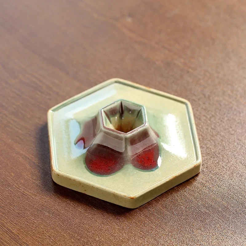 

Кофейная кружка с грубой керамикой и основанием, 160 мл, грубая керамика, шестиугольная конусообразная чайная чашка, фарфоровая чашка для кофе в скандинавском стиле в стиле ретро