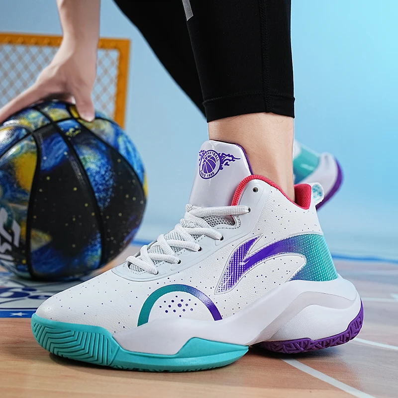 

Unisex Basketball Shoes Lightweight MD Rubber Outsole,Water-Resistant Mesh Sneakers,Non-Slip Wear-Resistant Sports Casual Shoes