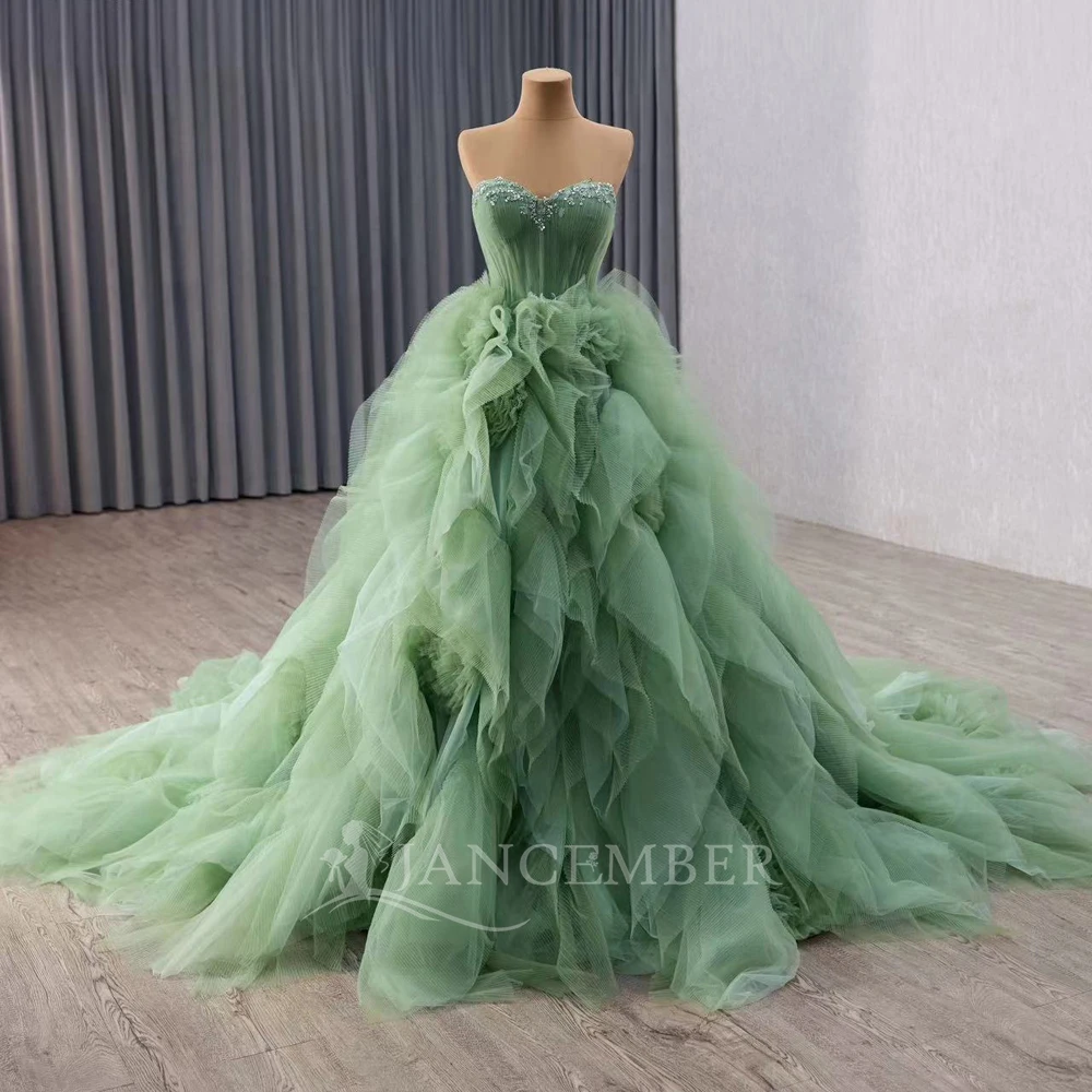 

A-line Quinceanera Dresses Sleeveless Customized Sequins Strapless Lace up Appliques Rhinestones Made To Order 15 Anos Vestido